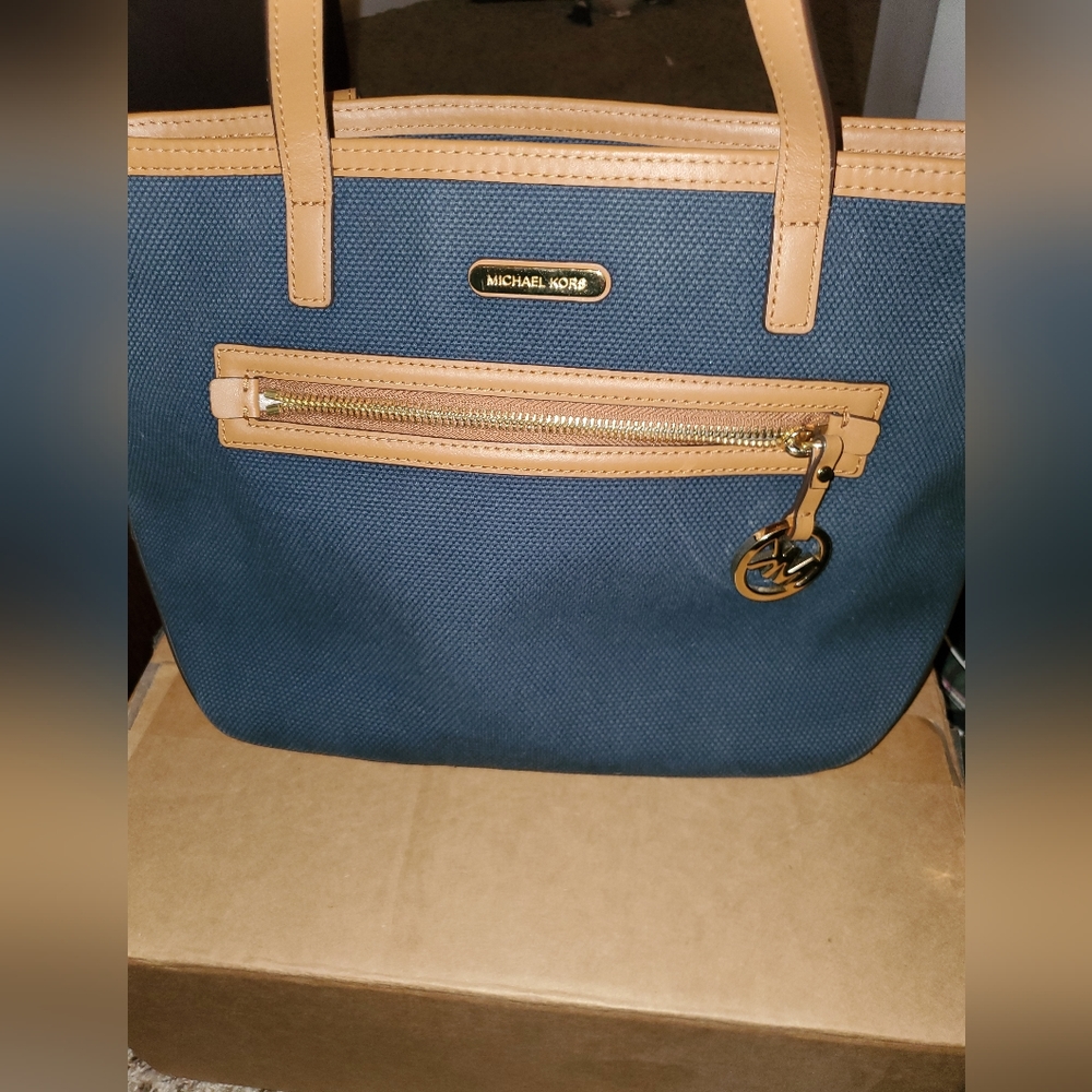 Michael Kors Small Canvas Tote Purse